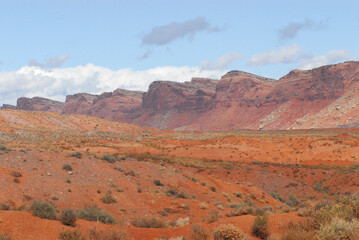 Naklejka premium Arizona- Panoramic Landscape of Beautifully Colorful Mesas