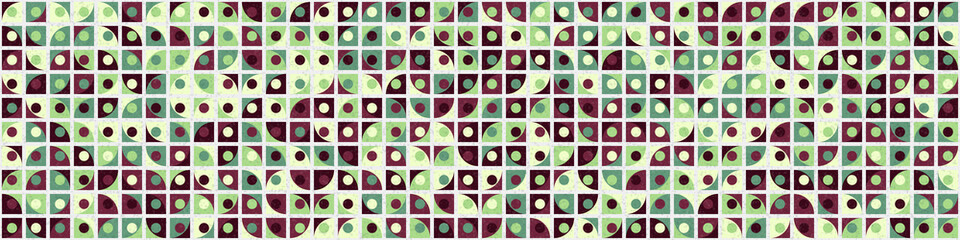 Abstract Geometric Pattern generative computational art illustration