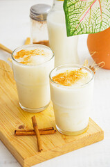 glass of chicha rice drink