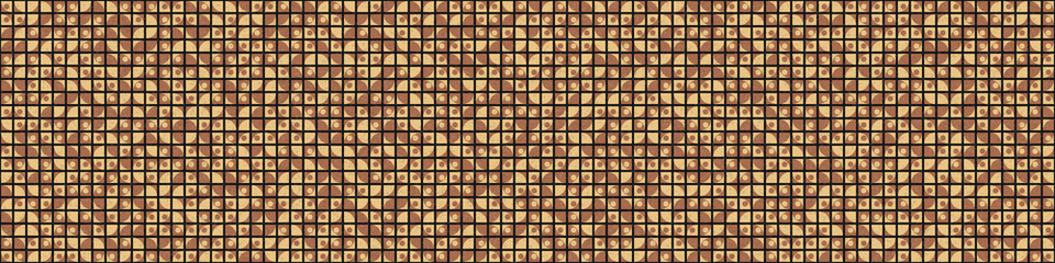 Abstract Geometric Pattern generative computational art illustration