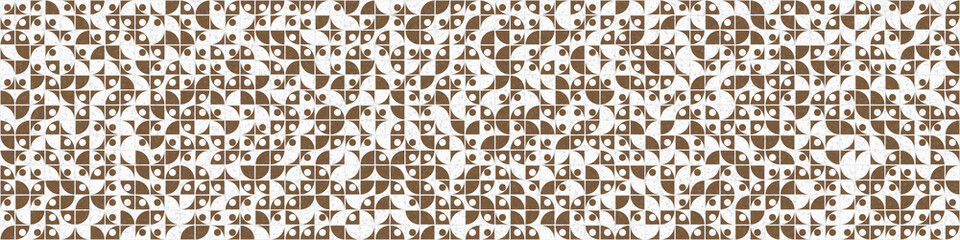 Abstract Geometric Pattern generative computational art illustration