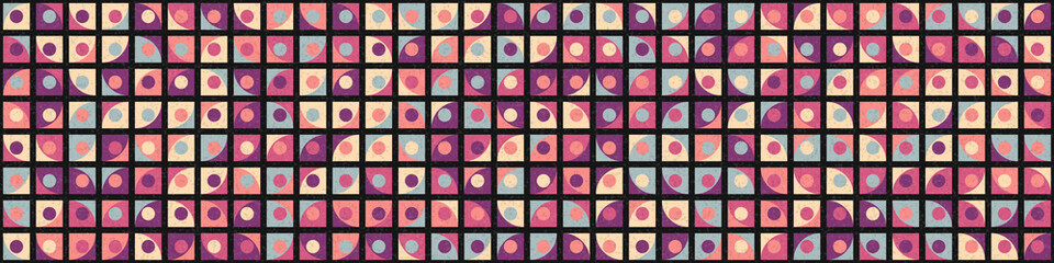 Abstract Geometric Pattern generative computational art illustration