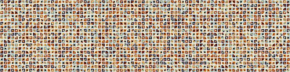 Abstract Geometric Pattern generative computational art illustration