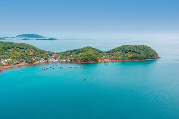 Above view on An Thoi Islands (Archipelago) in Phu Quoc, Vietnam