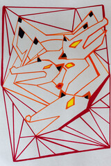 Fox art abstract