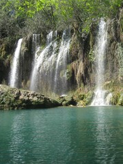 Fototapeta na wymiar waterfall , Antalya , Turkye 