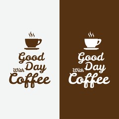 Typography vector graphic of coffee typography, coffee template, perfect for coffee shop, coffee company, coffee warehouse, shop templates, cafe typography, etc