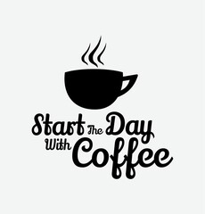 Typography vector graphic of coffee typography, coffee template, perfect for coffee shop, coffee company, coffee warehouse, shop templates, cafe typography, etc