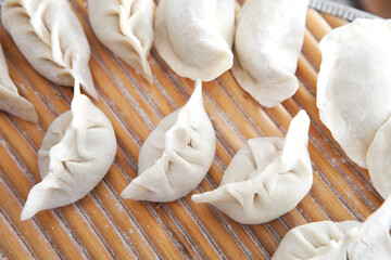 Placed dumplings