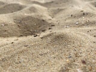 Fototapeta na wymiar footprint on the sand