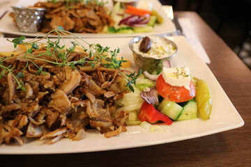 Reflection of the sky in a pond