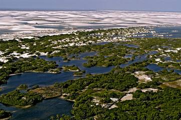 Dunas dos Lençóis Maranhenses. Maranhão. Brasil