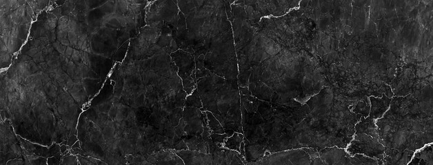 Obraz na płótnie Canvas Black marble texture luxury background, abstract marble texture (natural patterns) for design.