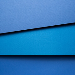Abstract blue layered color paper background