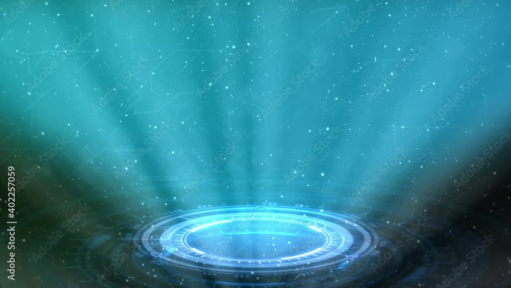 Poster neon science portal backdrop, cg abstract 3d rendering
