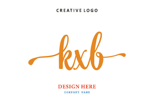 KXB lettering logo is simple, easy to understand and authoritative