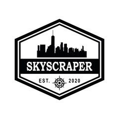 The Tallest Skyscraper Vector , Architecture Logo