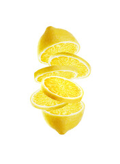 splash of lemon slice