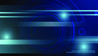 Abstract technology background Hi-tech communication concept innovation background vector illustration 