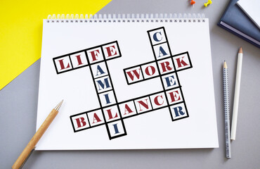 Business photo text Division of time between working or family and leisure. Conceptual hand writing showing harmony between Work Life Balance