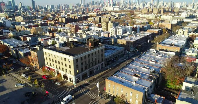 Orbit View of an Office Building in Astoria Queens