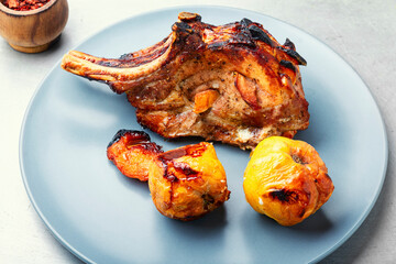 Steak on the bone.