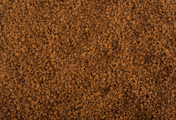 Background of instant coffee close up
