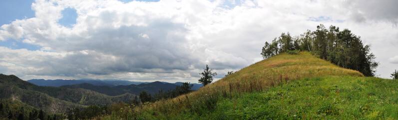 Panoramic View from Clabuzzaro. Julian Alps