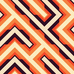 Abstract Geometric Pattern generative computational art illustration