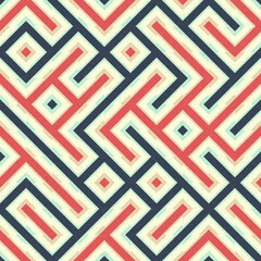 Abstract Geometric Pattern generative computational art illustration