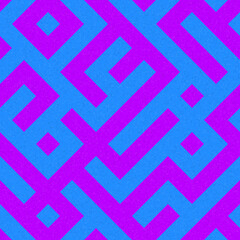 Abstract Geometric Pattern generative computational art illustration