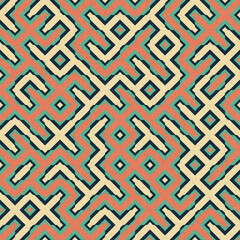 Abstract Geometric Pattern generative computational art illustration