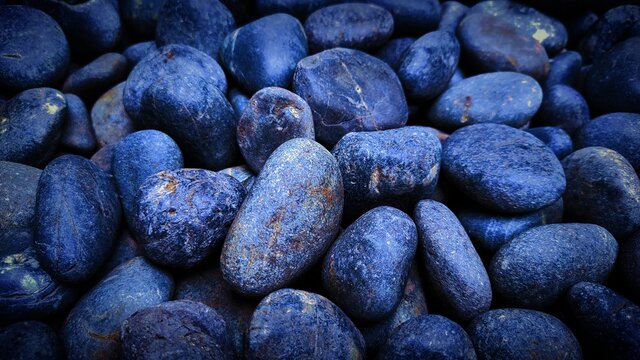 natural blue rocks 
