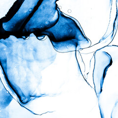 Abstract Blue and White Background. Grunge Sky