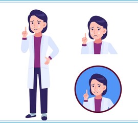 医療従事者の女性