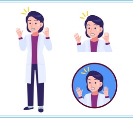 医療従事者の女性