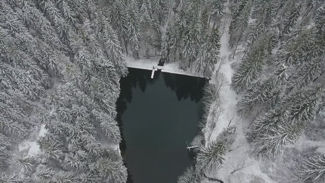 Winter Hiking in different places through the Thuringian Forest - Germany