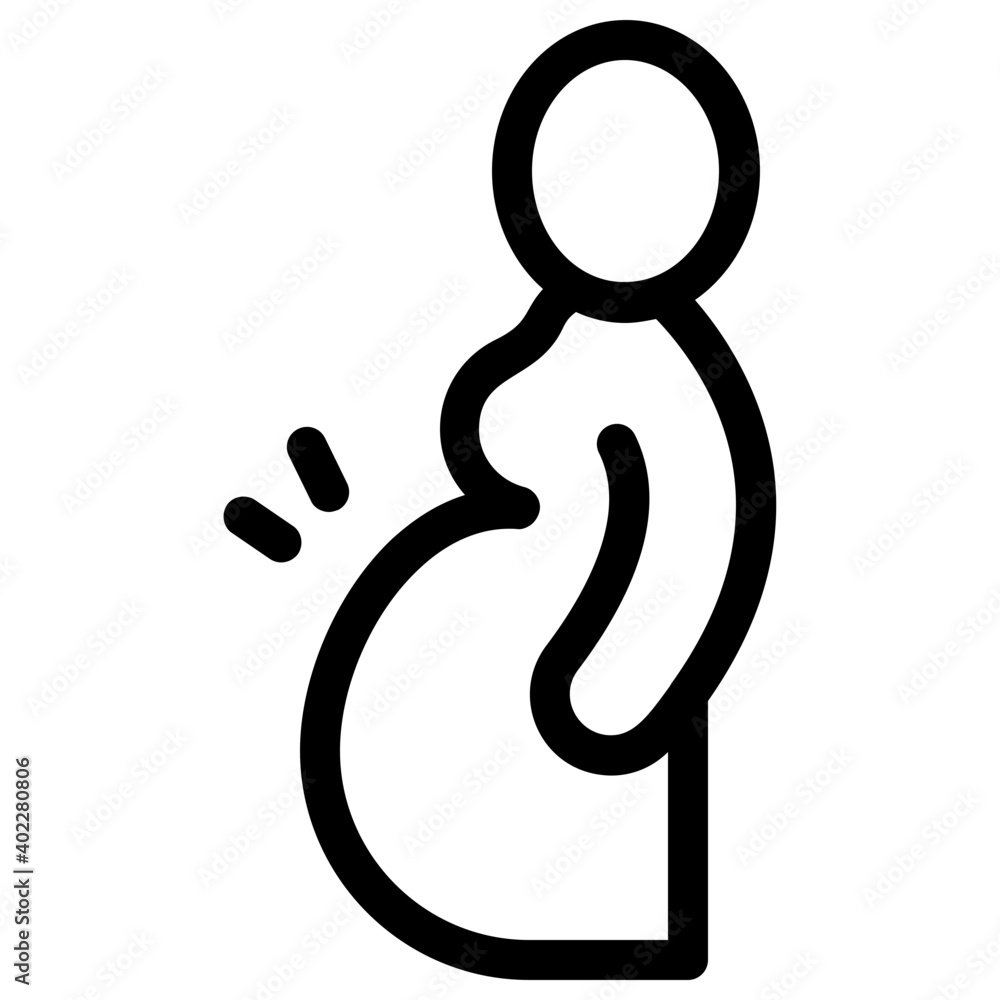 Poster Pregnant Woman 