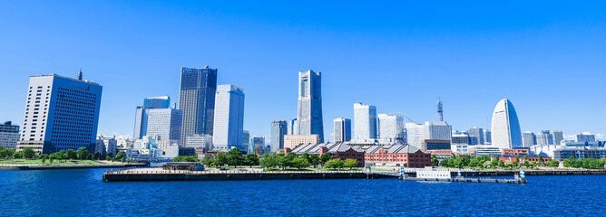 Naklejka premium 横浜ベイエリア ワイド