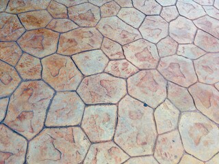 Stamp concrete floor texture 