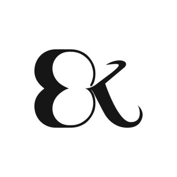 recommend clip art: Initial bk letter logo vector template design. Linked letter kb logo design.