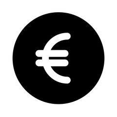 Obraz premium Euto coin icon