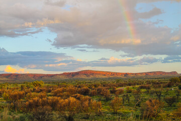 Rainbow over the Red Centre