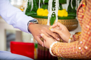 Wedding Dowry, The Dowry Marriage in Thailand, Thailand wedding, ceremony.