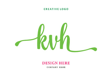 KVH lettering logo is simple, easy to understand and authoritative