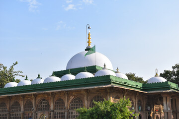 Outer top view of Shah-e-Alam’s Tomb also known as Rasulabad Dargah or Shah Alam no Rojo. Ahmedabad, Gujarat, India © RealityImages