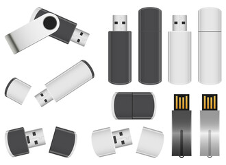 Memory stick vector design illustration isolated on white background