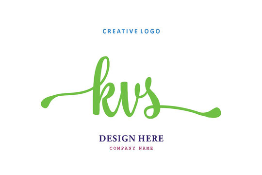 KVS lettering logo is simple, easy to understand and authoritative