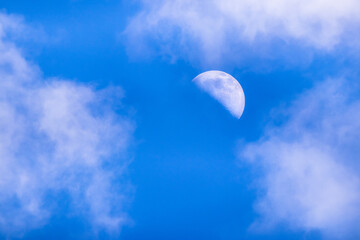 moon and clouds