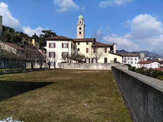 Panorama of the city and historic buildings